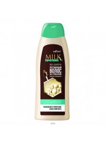 Milk-Шампунь «Реставрация волос без утяжеления» для всех типов волос (500 мл MILK протеин)