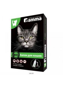 Капли БИО для кошек от внешних паразитов Gamma