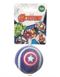 Игрушка для собак Капитан Америка Мяч теннисный 70 мм Triol Marvel