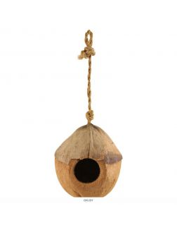 Домик NATURAL для птиц из кокоса 
