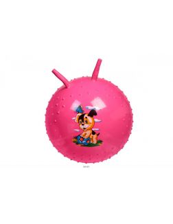 Детский массажный гимнастический мяч Bradex розовый