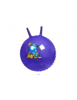Детский массажный гимнастический мяч Bradex фиолетовый