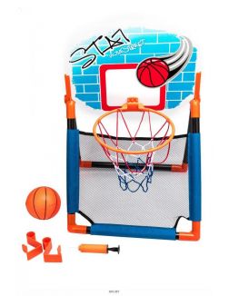 Баскетбольный щит 2 в 1 с креплением на дверь