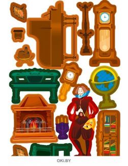 Дом в английском стиле № 29 (21) Волшебные наклейки. Играю! Рисую! Фантазирую!