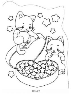 Раскраска вырубная большая «Мур-котики» Играю! Рисую! Фантазирую! (ДЕФЕКТ)