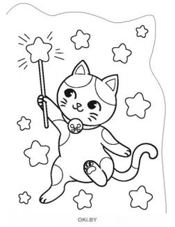 Раскраска вырубная большая «Мур-котики» Играю! Рисую! Фантазирую! (ДЕФЕКТ)