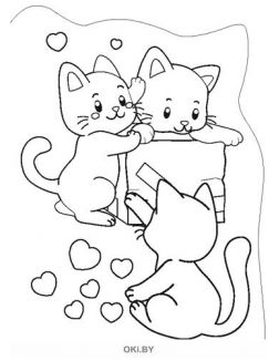 Раскраска вырубная большая «Мур-котики» Играю! Рисую! Фантазирую! (ДЕФЕКТ)