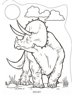 Динозавры. Раскраска вырубная большая «Играю! Рисую! Фантазирую!» (ДЕФЕКТ)