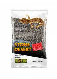 Грунт пустынный с глиной Exo Terra Bahariya Black Stone Desert черный 10 кг PT3148 (H231480)