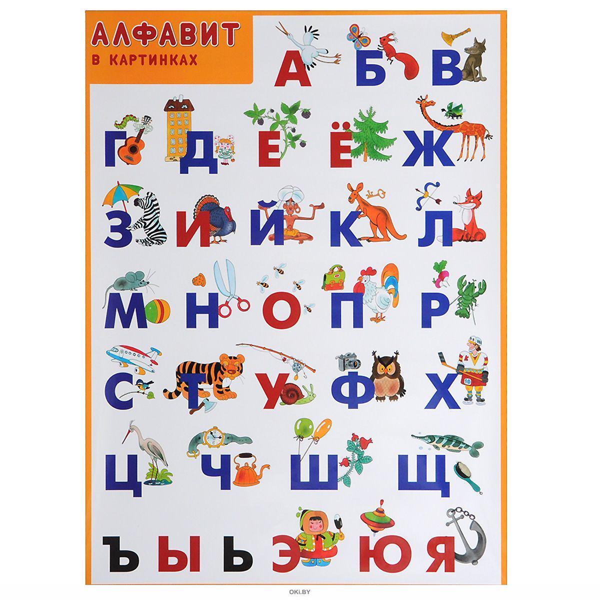 алфавит русский фото по буквам для детей