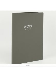 Бизнес-блокнот Work book No2 А4 60 листов  интегральный переплет иск. кожа тиснение фольгой 