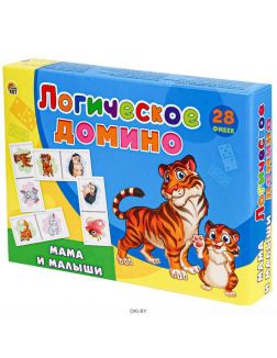 Домино логическое Мама и малыши (арт. ИН-7476)