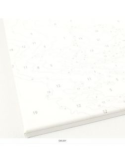 Набор для творчества «Рисование по номерам» «Волк с розой», 40х50 см