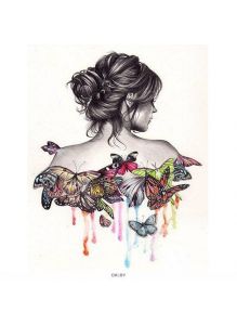 Набор для творчества «Рисование по номерам» «Девушка в бабочках», 40х50 см