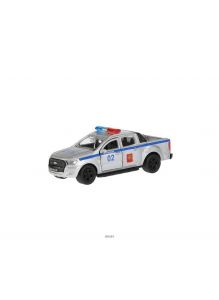 Машина FORD Ranger пикап полиция, модель коллекционная, Технопарк, 12 см