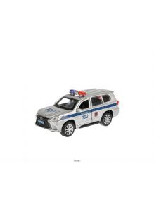 Машина LEXUS LX-570 полиция, модель коллекционная, Технопарк, длина 12 см