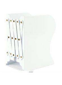 Подставка-органайзер металлическая для книг и тетрадей Darvish белая, 15х10х19,2 см