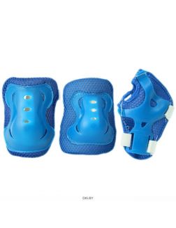 Комплект защиты синий: колени, локти, запястья  (арт. DV-S-16B)