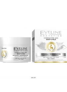 Eveline | Крем для лица «Питательный - глубокая регенерация» для сухой кожи, «Коэнзим Q10 + козье молоко», 50 мл