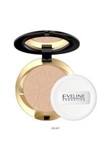 Eveline | Пудра для лица минеральная матирующая компактная с разглаживающим эффектом CELEBRITIES BEAUTY, тон 20 Transparent, 9 г