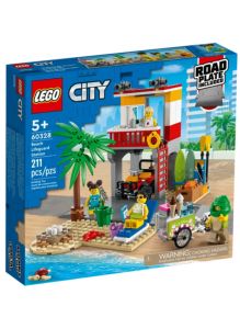 Конструктор LEGO City Пост спасателей на пляже, 211 деталей (арт. 60328)