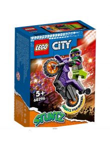 Конструктор LEGO City «Акробатический трюковый мотоцикл» 14 деталей  (арт. 60296)