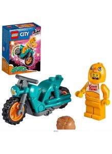 Конструктор LEGO City Трюковый мотоцикл с цыплёнком (арт. 60310)