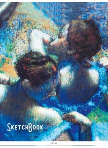 Скетчбук «Эдгар Дега. Голубые танцовщицы» «Проф-Пресс» А5, 160 стр, выборочный лак