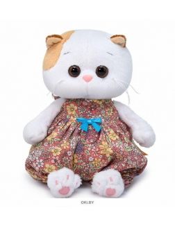 Мягкая игрушка «Кошечка Ли-Ли BABY в песочнике в цветочек» «Budi Basa» 20 см (LB-055)