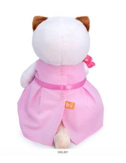 Мягкая игрушка «Кошечка Ли-Ли в розовом платье с букетом» «Budi Basa» 24 см (LK24-048)