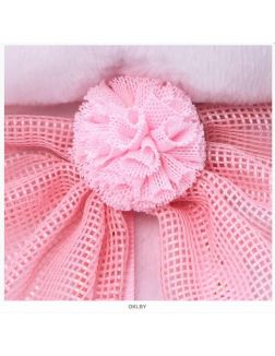 Мягкая игрушка «Кошечка Ли-Ли  с розовым бантом» «Budi Basa» 24 см (LK24-052)