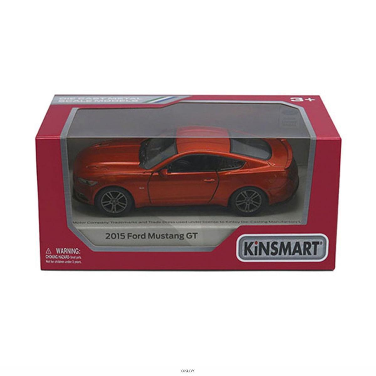 Купить Машинка коллекционная «Ford Mustang GT» Kinsmart 1:32 (арт. KT5386W)  в интернет-магазине OKi.by с доставкой или самовывозом