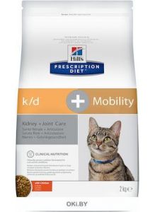 Hills | Сухой корм для кошек Prescription Diet k/d Feline Kidney Care с тунцом 400 г