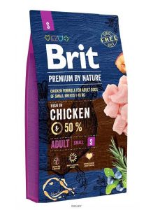 Brit Premium | Корм сухой для взрослых собак мелких пород с курицей Adult Small, 3 кг