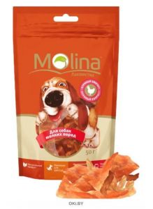 Molina | Молина Лакомство для собак мелких пород и щенков Куриный хворост, 50 г (1443-1)