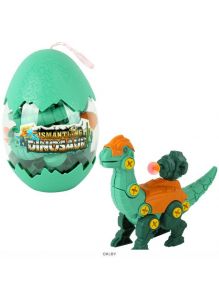 Динозавр Брахиозавр в яйце бирюза. Игрушка (арт. DV-T-2827)