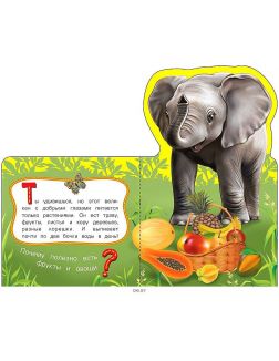 Развивающая книга «Слон» | Волкова Наталия Геннадьевна