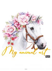 Блокнот «My animal Art. Лошадь» «MyArt» 40 л, нелинованный