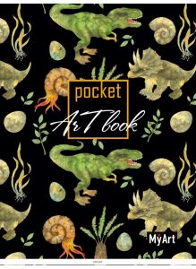 Блокнот «Динозавры» «MyArt. Pocket ArtBook» 80 л