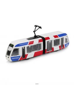 Трамвай «Технопарк» 19 см металлический с гармошкой (SB-17-51-WB(NO IC))