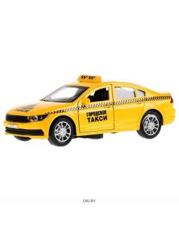 Машина «Volkswagen Passat. Такси» «Технопарк» 12 см металлическая (PASSAT-T)