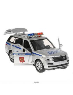 Машина «Range Rover Vogue Полиция» «Технопарк»  свет- звук 12 см металлическая (VOGUE-P-SL)
