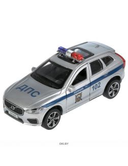 Машина «Volvo XC60. Полиция» «Технопарк»  свет- звук 12 см металлическая (XC60-12SLPOL-SR)
