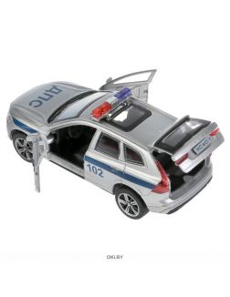 Машина «Volvo XC60. Полиция» «Технопарк»  свет- звук 12 см металлическая (XC60-12SLPOL-SR)