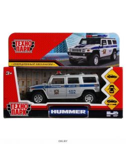 Машина «Hummer H2. Полиция» «Технопарк» 12 см металлическая (HUM2-12POL-SR)