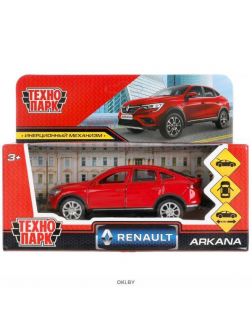 Машина «Renault Arkana» «Технопарк» 12 см металлическая (ARKANA-12-RD)