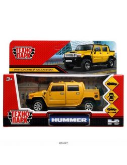 Машина «Пикап Hummer H2» «Технопарк» 12 см металлическая (HUM2PICKUP-12-YE)