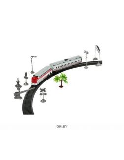 Железная дорога «Скоростной пассажирский поезд» «Играем вместе» свет+звук, 280 см