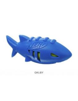Игрушка для собак «Акула» Nerf плавающая игрушка 18 см
