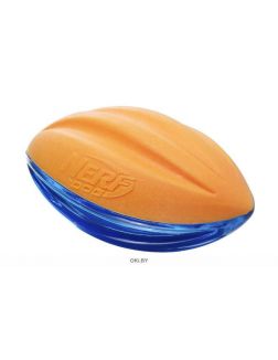Игрушка для собак «Мяч для регби комбинированный из вспененной резины и ТПР» Nerf 15 см